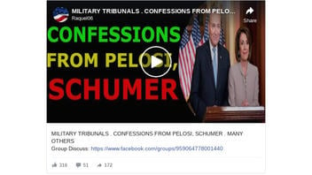 Fact Check: Pelosi, Schumer And Many Others Did Not Make Confessions In Military Tribunals