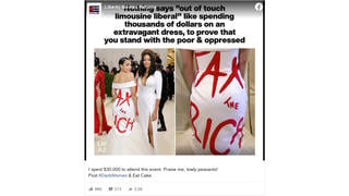Fact Check: AOC Did NOT Spend Thousands On Her 'Tax The Rich' Dress, Nor On Her Ticket To The Met Gala 2021