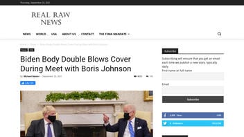 Fact Check: Biden Does NOT Have A Body Double That Blew Cover During Meeting With Boris Johnson