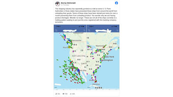 Fact Check: U.S. States Are NOT Preventing Cargo Ships From Unloading -- There Is A Backlog Of Ships For Other Reasons