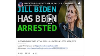 Fact Check: Jill Biden Was Not Arrested At Tyler Perry's House In Atlanta On Charges Of Elder Abuse