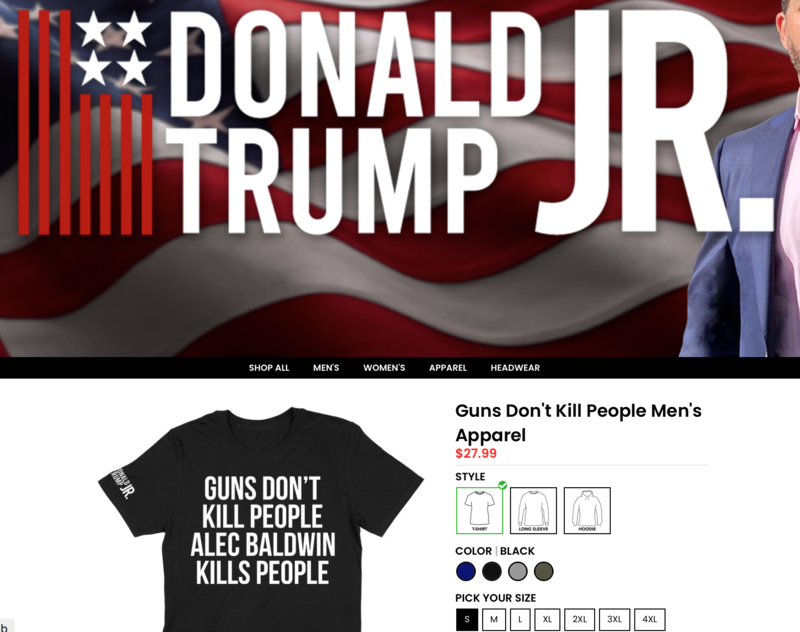 Fact Check: Photo Of Alec Baldwin Wearing A 'Guns Don't Kill People' T ...