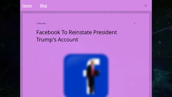 Fact Check: Facebook Has NO Immediate Plans To Reinstate Trump's Account