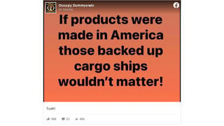 Fact Check: U.S. Cargo Ship Backlog Is NOT Inconsequential And The U.S. DOES Make Products 