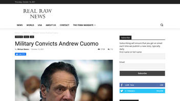 Fact Check: U.S. Military Did NOT Convict Ex-Gov. Andrew Cuomo