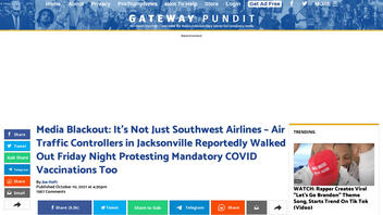 Fact Check: Jacksonville Air Traffic Controller Protest Over COVID Vaccine Did NOT Cause Delays -- Weather, Crew Positioning Caused The Cancellations