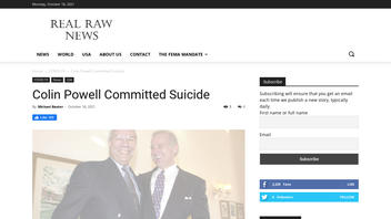 Fact Check: Colin Powell Did NOT Commit Suicide