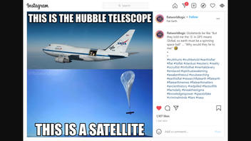 Fact Check: Post Does NOT Show Hubble Telescope And A Satellite