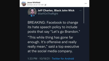 Fact Check: Facebook Did NOT Change Its Hate Speech Policy To Include Posts That Say 'Let's Go Brandon'
