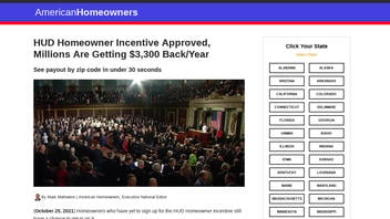 Fact Check: HUD Homeowner Incentive Does NOT Give Up To $3,300 Back To Homeowners