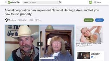 Fact Check: National Heritage Area Designation Does NOT Impose NHA Control Over Private Land -- It's A Tourism Map Device