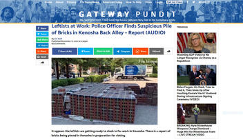 Fact Check: Pile of Bricks In Kenosha Is NOT Found Suspicious By Police And Photos Are From 970 Miles Away