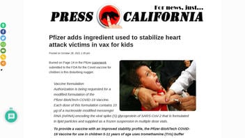 Fact Check: Pfizer DID Include Tromethamine, A Buffer, To Its COVID-19 Vaccine For Children -- But It Is NOT Harmful