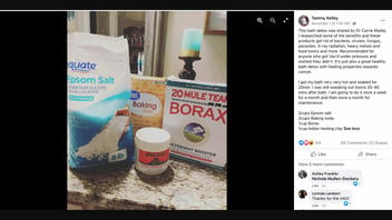 Fact Check: Taking A Bath In Borax Does NOT 'Detox' Vaccine From Your Body