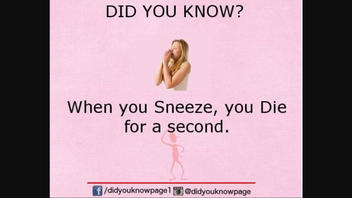 Fact Check: A Person Does NOT 'Die For A Second' When They Sneeze -- It's A Myth