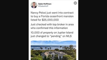 Fact Check: Nancy Pelosi Did NOT Buy A 25-Million-Dollar Mansion In Florida