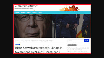 Fact Check: Klaus Schwab Was NOT Arrested At Home In Switzerland