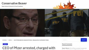 Fact Check: Pfizer CEO Was NOT Arrested By FBI In Scarsdale, NY