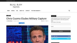 Fact Check: Chris Cuomo Did NOT 'Elude Military Capture,' There Was No Dragnet