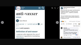 Fact Check: Merriam-Webster Did NOT Change Definition Of 'Anti-Vaxxer' To Include Section About Mandates -- It Was Already There