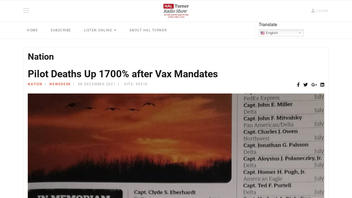 Fact Check: Pilot Deaths Are NOT 'Up 1700% After Vax Mandates'