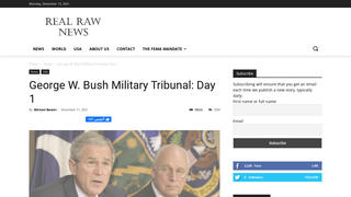 Fact Check: George W. Bush Did NOT Appear Before A Military Tribunal