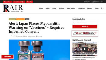 Fact Check: Japan's Myocarditis Warnings NOT In Contrast To Worldwide COVID-19 Vaccines Warnings