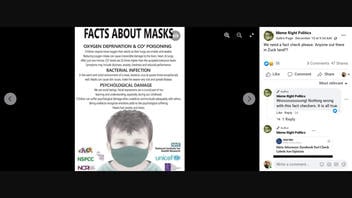 Fact Check: UNICEF, NHS, Others Did NOT Endorse Flyer With False Mask Information