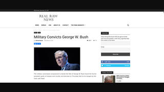 Fact Check: Military Did NOT Convict George W. Bush In Tribunal