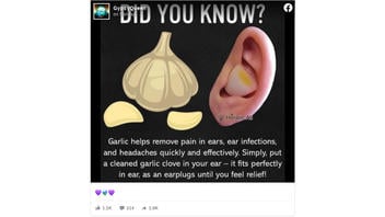 Fact Check: NO Evidence That Garlic Relieves 'Pain In Ears' -- Doctor Says It Might Make Ear Infections Worse