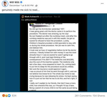 Fact Check: NO Evidence Facebook Post About Forced Transgender Reassignment Of Teen Is True -- It's Fabricated By Troll Farm