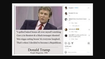 Fact Check: Trump Did NOT Say He Decided To Become A Republican After Spilling Beans On Himself In Movie Theater And Getting Laughed At