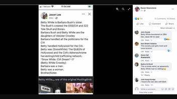 Fact Check: Betty White And Barbara Bush Are NOT Sisters
