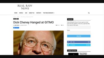 Fact Check: NO Evidence That Dick Cheney Was Hanged At GITMO -- Pentagon Says Claim Is False