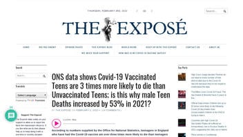 Fact Check: Data From England And Wales Do NOT Show Teens Vaccinated For COVID-19 Are 3 Times More Likely To Die Than Unvaccinated Teens