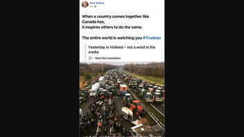 Fact Check: Photo Is From Pre-COVID Times, NOT A Reaction to Canada's Trucker Protest