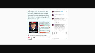 Fact Check: Ottawa Police Are NOT Exempt From COVID-19 Vax Mandate