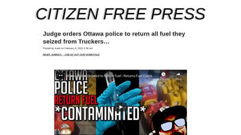 Fact Check: Judge Did NOT Order Ottawa Police To Return Seized Fuel Taken During 'Freedom Convoy'