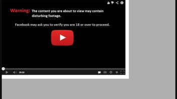 Fact Check: Age Verification On Graphic Video Is NOT From Facebook -- It's A Ruse To Phish For Passwords