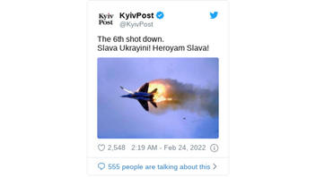 Fact Check: Photo of Pilot Ejecting From Exploding Plane Does NOT Show Shootdown of Russian Plane