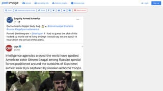 Fact Check: Actor Steven Seagal Was NOT Spotted Among Russian Special Forces Near Kyiv