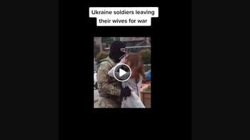 Fact Check: Video Does NOT Show Ukrainian Soldiers Leaving Their Wives For War In 2022 - It's From 2017 Documentary