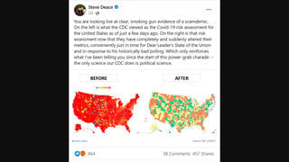 Fact Check: CDC Did NOT Change COVID Map Ahead Of Biden's State Of The Union Address -- Maps Show 2 Different Things