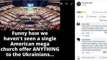 Fact Check: Many US Megachurches DO Offer Relief And Support To The Ukrainian People