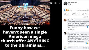 Fact Check: Many US Megachurches DO Offer Relief And Support To The Ukrainian People