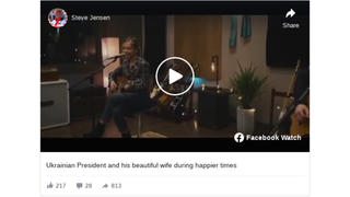 Fact Check: Zelenskyy And Wife Did NOT Sing 'Endless Love' Cover On YouTube