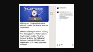 Fact Check: Russia DID NOT 'Find Over 30 Biological Labs' In Ukraine 'Formed By The Pentagon'