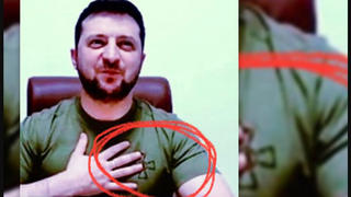 Fact Check: Zelenskyy's Shirt Had Symbol Of Ukrainian Armed Forces -- NOT Infamous Iron Cross