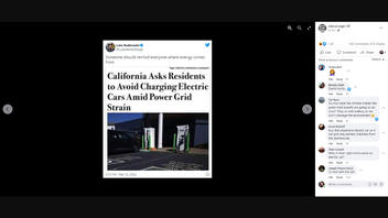 Fact Check: CA Did NOT Ask Electric Vehicle Owners To Avoid Charging Their Cars