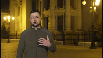 Fact Check: Zelenskyy Video Filmed At Night Does NOT Prove That He is In Poland